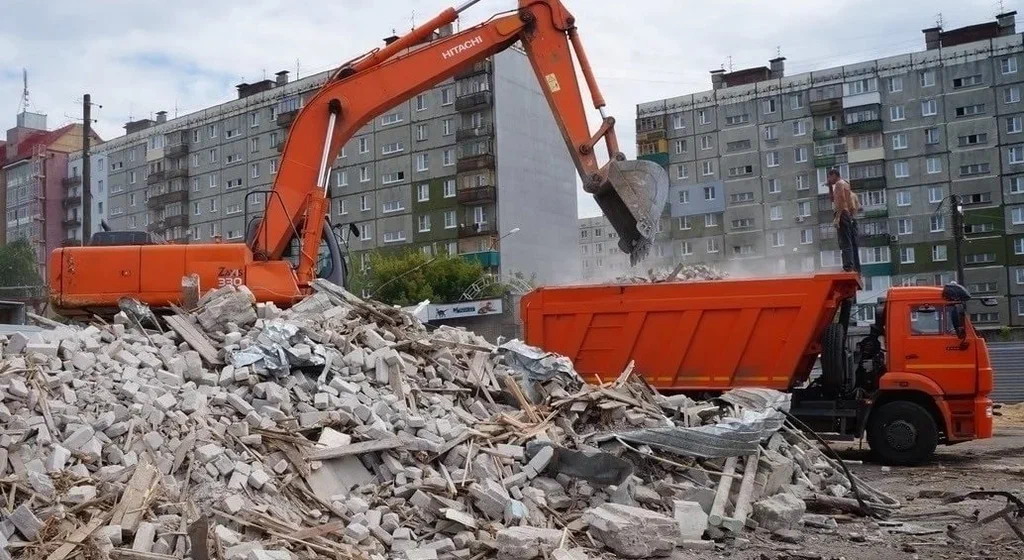 Профессиональный вывоз строительного мусора в Оренбурге в октябре
